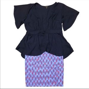 Brand new outfit - Torrid top and Lularoe skirt